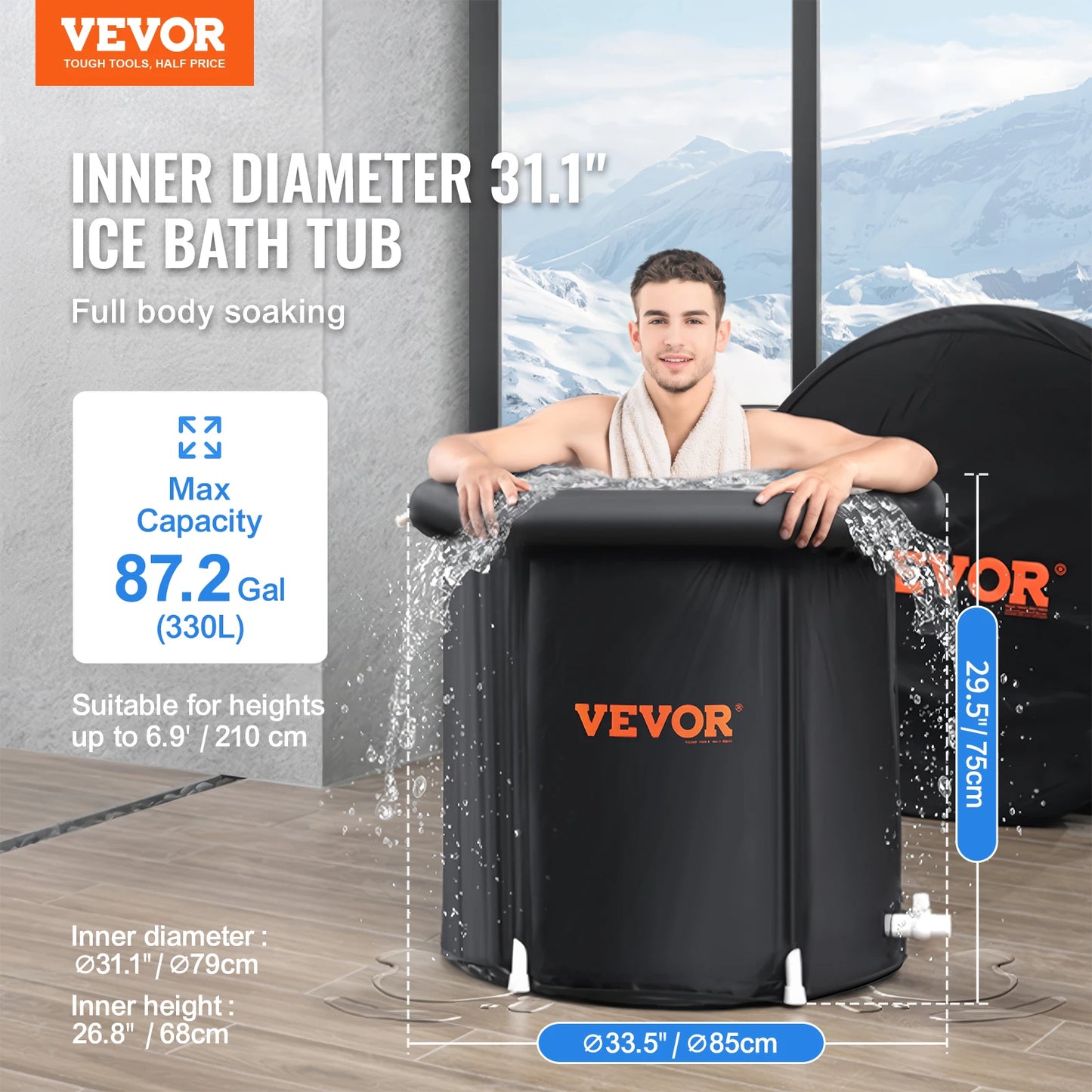 VEVOR Ice Bath Tub